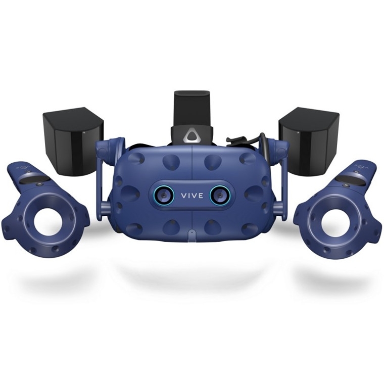 HTC Vive Pro Eye Virtual Reality Headset Kit HMD 2 X BASE STATION 2.0 2