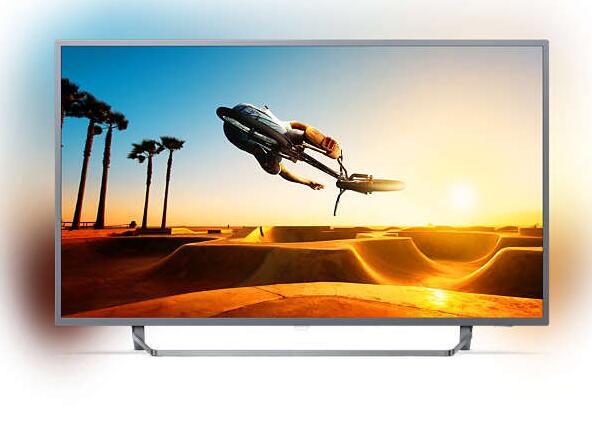 philips 7300 series 139 cm 55 4k ultra slim tv powered by android tv with ambilight