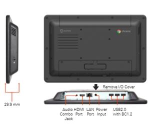 Aopen Chromebase Mini 10 Alio Touch Quad Core Cortex A17 16gb Front Panel Water Resistant Need