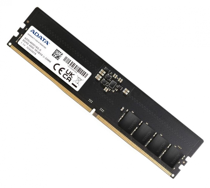 Adata 16GB (1x16GB) DDR5 UDIMM 4800MHz CL40 Desktop PC Memory for Intel ...