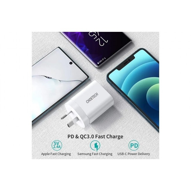 CHOETECH Q5004CL PD20W USB-C iPhone Fast Charger with MFi