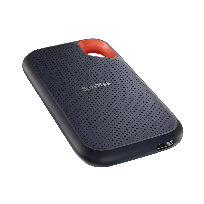 SanDisk Extreme Portable SSD 1TB USB 3.2 Gen 2 Type C Type A compatible 1050MB s1000MB s IP55 dust water resistance 256 bit AES hardware 5YR WTY