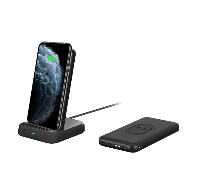 CYGNETT DUO 10K WIRELESS POWERBANK CHARGING DOCK BLACK 18W