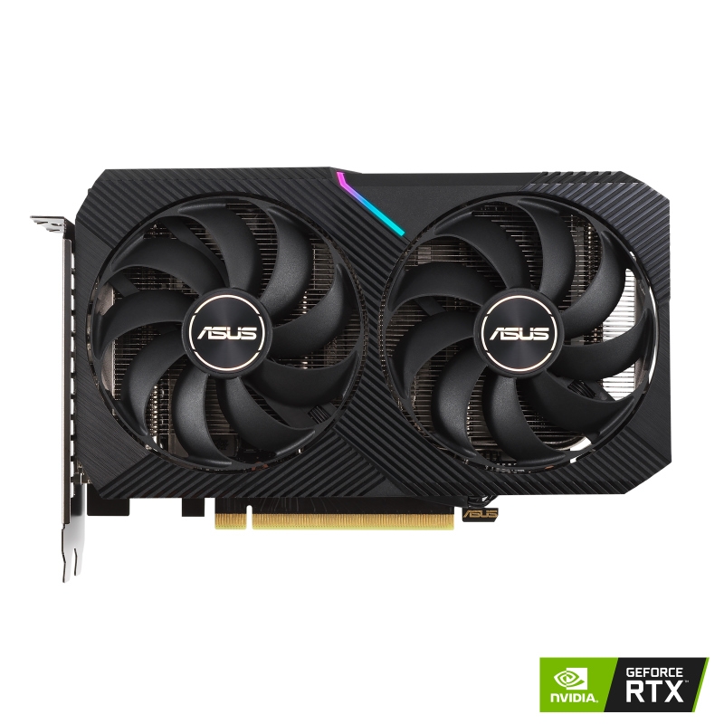 ASUS nVidia GeForce DUAL-RTX3060TI-8G-MINI-V2 RT 3060 Ti V2 MINI