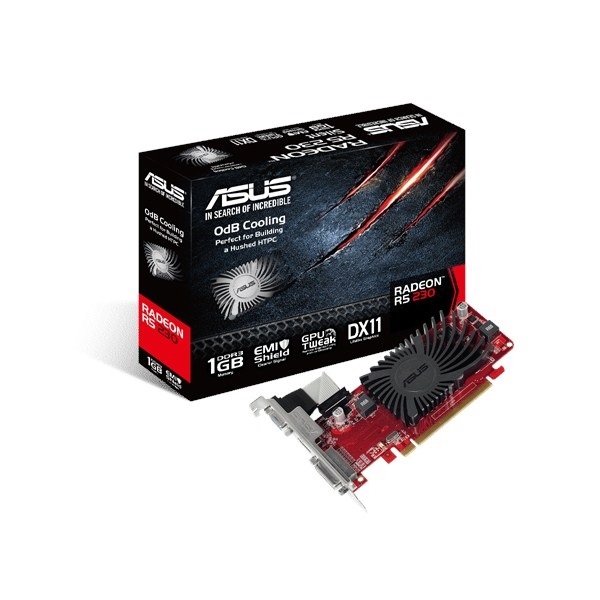 ASUS R5230-SL-1GD3-L AMD Radeon R5 230 PCIE Graphics Card [90YV06B0 ...