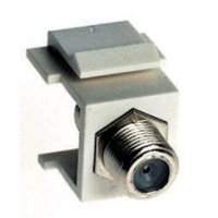 4cabling Pay-tv Keystone F-connector White 005.005.0005