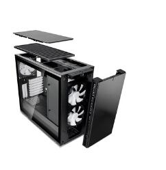 Fractal Design Define R6 Black Tempered Glass Usb C Fd Ca Def R6c Bk Tgl