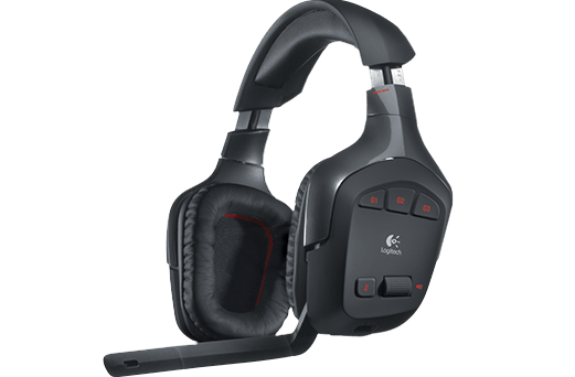 Logitech G930 Wireless Gaming Headset, Lag Free Wireless