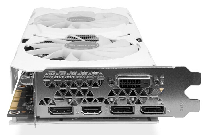 Galax Gtx1080 Exoc-sniper Rgb Aluminum Backplate - White Pci-e 8gb