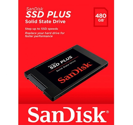 SSD Plus 480GB Solid State Drive 2.5" SATAIII, 535MB/s, SDSSDA-480G
