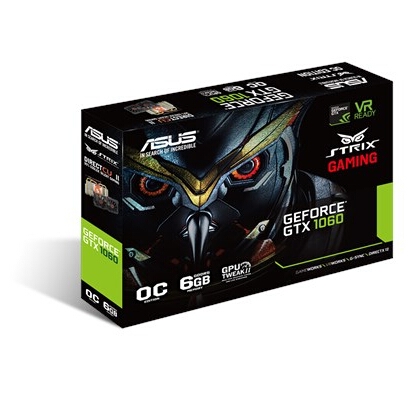 Asus Strix Geforce Gtx 1060 Pc Edition 6gb Gddr5 Vr And 4k Strix