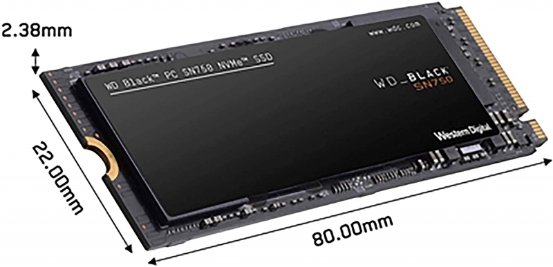 Western Digital 1tb Wd Black Sn750 M 2 Pcie Nvme Ssd Drive Wds100t3x0c Up To 3430mb S