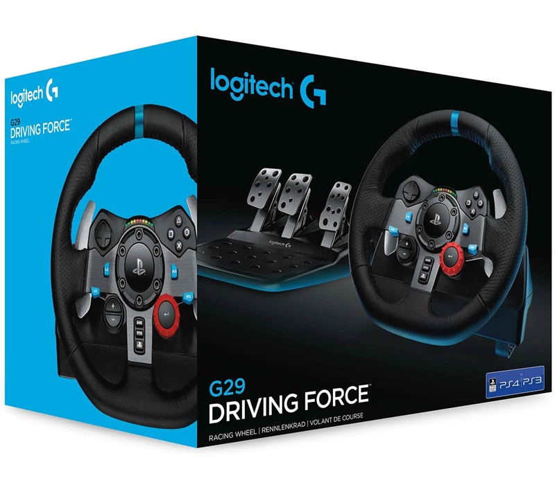 Logitech G29 Driving Force Racing Wheel For PS5, PS4, PS3 and PC