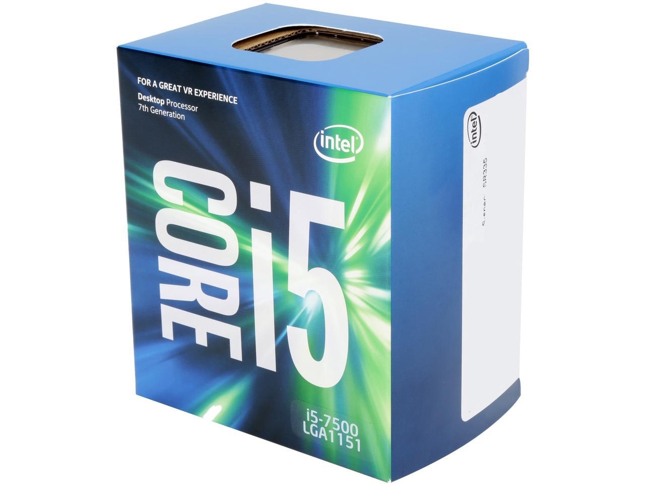 Intel Boxed Intel Core I5-7500 Processor (6m Cache, Up To 3.80 ...