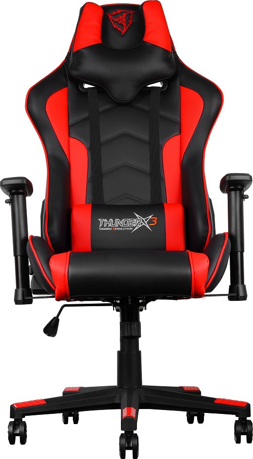 Thunderx3 Tgc22 Series Gaming Chair Black Red Tgc22 br