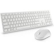 Dell Pro Wireless Keyboard and Mouse KM5221W White, Wireless RF 2.40 GHz Keyboard, USB Wireless RF Mouse Optical 4000dpi