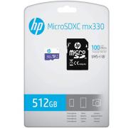 HP 512GB MX330 Micro SDXC, Class 10 U3, up to 100MB/s, 4K UHD, UHS-I P-SDU512U3100HPMX-GE