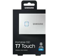 Samsung 1TB T7 Touch USB 3.2 Portable SSD MU-PC1T0S/WW, Fingerprint and Password Security