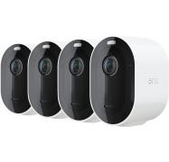 Arlo Pro 4 Wire Free Spotlight Camera 2K HDR 4 Camera Pack VMC4450P-100AUS, Indoor/ Outdoor Security Cameras 