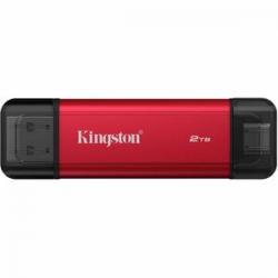 Kingston 2 TB Portable Solid State Drive - External - Notebook, Desktop Pc, Smartphone Device Supported - USB 3.2 (Gen 2) Type A, USB 3.2 (Gen 2) Type C - 1050 MB/s Maximum Read Transfer Rate - 5 Year Warranty SPSD/2TB