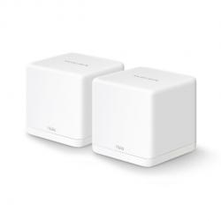 Mercusys Halo H30G(2-pack) AC1300 Whole Home Mesh Wi-Fi System, 1.3 Gbps Dual Band Wi-Fi, Up to 260 Square Meters, 400/867 Mbps, MU-MIMO, Beamforming
