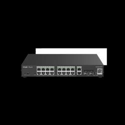 REYEE Ruijie Reyee 18P GE Smart Cloud Managed Switch - 16 PoE+ (250W) - 18x GE + 2x SFP RG-ES220GS-P