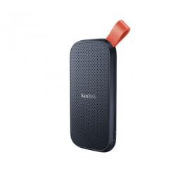 SanDisk Portable SSD SDSSDE30 480GB USB 3.2 Gen 2 Type C to A cable Read speed up to 520MB/s 2m drop protection 3-year warranty SDSSDE30-480G-G25