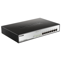 D-Link | DGS-1008MP | 8 Port Gigabit PoE Unmanaged Switch with 140W PoE Budget - DL.DGS.1008MP