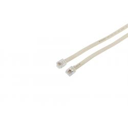2m Line Cord RJ12 To RJ12 | Beige 014.001.0108