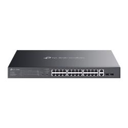 TP-Link | ES228GMP | Omada 28 Port Gigabit Easy Managed Switch with 24 Port PoE+ - 006.008.0202