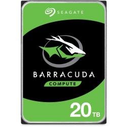 Seagate 20TB 3.5' Barracuda, SATA 6Gb/s, CMR, 7200RPM, 512MB Cache, 512e, HDD, 2 Years Warranty