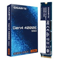 Gigabyte Gen4 4000E 250GB NVMe PCIe 4.0 X4 M.2 2280 Ssd, 3600MB/s Read, 3000MB/s Write, 1.5M Hours Mtbf, 3-Year Warranty G440E250G M.2 250GB Gigabyte Gen4 4000E 250GB NVMe PCIe 4.0 X4 M.2 2280 Ssd, 3600MB/s Read, 3000MB/s Write, 1.5M Hours Mtbf, 3-Year Warranty G440E250G M.2 250GB