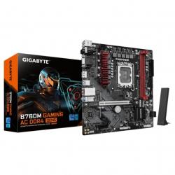 Gigabyte B760M GAMING AC DDR4 GEN5, Intel B760, LGA1700 12th 14th Gen, DDR4 64GB, PCIe 5.0 x16, Wi-Fi AC, 2.5GbE, M.2 PCIe 4.0