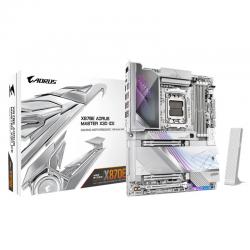 Gigabyte X870E A MASTER X3D ICE: AM5, DDR5 256GB, ALC1220, 10GbE+5GbE LAN, Wi-Fi 7, BT 5.4, Q-Flash, GCC, ATX, Win11, Ryzen 7000 9000 Gigabyte X870E A MASTER X3D ICE: AM5, DDR5 256GB, ALC1220, 10GbE+5GbE LAN, Wi-Fi 7, BT 5.4, Q-Flash, GCC, ATX, Win11, Ryzen 7000 9000