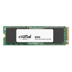 Crucial E100 1TB Gen4 NVMe SSD 5000/4500 MB/s R/W 80TBW 350K/460K Iops 1M Hrs Mttf M.2 2280 PCIe4 3yrs ~Crucial P3 CT1000P3SSD8 CT1000E100SSD8-P