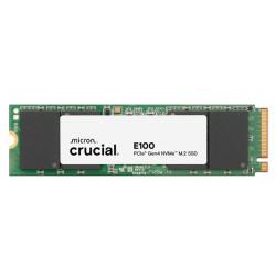 Crucial E100 2TB Gen4 NVMe SSD 5000/4500 MB/s R/W 100TBW 350K/460K Iops 1M Hrs Mttf M.2 2280 PCIe4 3yrs ~Crucial P3 Plus CT2000E100SSD8-P