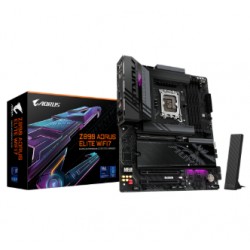 Gigabyte Z890 A ELITE WIFI7/ATX/INTEL LGA1851/4x DDR5 DIMM max 256GB/Max 9200MHz/1x PCIE5.0 (CPU), 2xPCIE4.0 (Chipset)/2x M.2 (CPU), 2x M.2(Chipset) GA-Z890-A-ELITE-WIFI7
