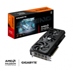 Gigabyte Radeon RX 9070 XT GAMING OC 16G; Memory Type GDDR6; 256 bit; Digital max resolution 7680x4320; Boost Clock: up to 3060 MHz; Game Clock 2520 MHz R9070XTGAMING-OC-16GD Gigabyte Radeon RX 9070 XT GAMING OC 16G; Memory Type GDDR6; 256 bit; Digital max resolution 7680x4320; Boost Clock: up to 3060 MHz; Game Clock 2520 MHz R9070XTGAMING-OC-16GD