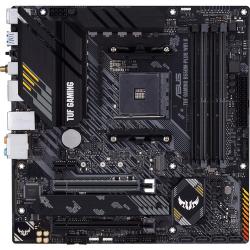 ASUS TUF GAMING B550M-PLUS WIFI II Desktop Motherboard - AMD B550 Chipset - Socket AM4 - Micro ATX - Ryzen 3, Ryzen 5, Ryzen 7, Ryzen 9 PRO Processor Supported - 128 GB DDR4 SDRAM Maximum RAM - DIMM, UDIMM - 4 x Memory Slots - IEEE 802.11 a/b/g/n/ac/a TUF