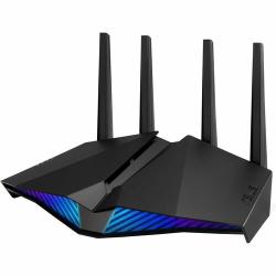 ASUS RT-AX82U AX5400 DUAL BAND WIFI 6 GAMING ROUTER 802.11AX MOBILE GAME MODE ASUS AURA RGB MESH WIFI SUPPORT GEAR ACCELERATOR GAMING PORT ADAPTIVE QOS PORT FORWARDING 3YR WARRANTY RT-AX82U V2