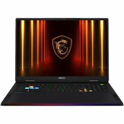 MSI Raider 18 HX AI A2XWJG-243AU Intel Ultra 9 285HX NVIDIA RTX 5090 GDDR7 24GB 18in 16:10 UHD 120Hz IPS DDR5 32GB2 2TB Gen5 SSD + 2TB Gen4 SSD Intel Wi-Fi 7 Windows11 Pro 4 CELL 2 YRS RAIDER 18 HX AI A2XWJG-243AU