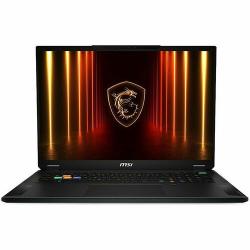 Msi Stealth A18 AI+ A3XWJG - 18in UHD+ MiniLED - AMD Ryzen AI9 HX370 - RTX5090 GDDR7 24G - 64GB 32GBx2 RAM DDR5 - 2TB NVMe SSD - WiFi7 - 4cell 99.99Whr - Midnight Black - Windows 11 Pro - 2 Year Warranty STEALTH A18 AI+ A3XWJG-014AU