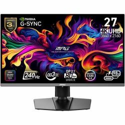 Msi 27in/4k/240Hz/0.03ms/QD-OLED/Type-C 90W/True Black 400 MPG 272URX QD-OLED