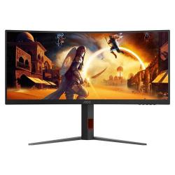 AOC CU34G4Z 34in 240Hz WQHD Fast VA Gaming Monitor 3440 x 1440 21:9 0.3ms 80m:1 Smart Contrast 400 Nits DP/HDMI HDR400 Tilt/Swivel/Height VESA 100x100mm CU34G4Z AOC CU34G4Z 34in 240Hz WQHD Fast VA Gaming Monitor 3440 x 1440 21:9 0.3ms 80m:1 Smart Contrast 400 Nits DP/HDMI HDR400 Tilt/Swivel/Height VESA 100x100mm CU34G4Z