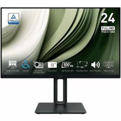 Msi Pro MP245PG 24in FHD 100Hz IPS Business Monitor - 1920x1080 - HDMI VGA DisplayPort - Speakers - Height Adjustable - 100x100 VESA - Internal Power - 4Y Warranty PRO MP245PG