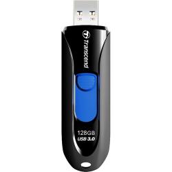 Transcend JetFlash 790 128 GB USB 3.0 Flash Drive - Black, Blue TS128GJF790K Transcend JetFlash 790 128 GB USB 3.0 Flash Drive - Black, Blue TS128GJF790K