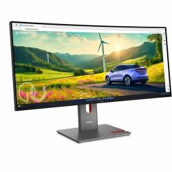 Lenovo ThinkVision P34WD-40 34inch WQHD monitor IPS 3440x1440 21:9 3800R Curvature DP HDMI USB-C 5x USB 3.0 USB-C Power Delivery up to 140W Integrated Speaker Tilt Swivel Height adjustable Cables included 3Y 64ADGAR1AU