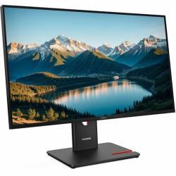 Lenovo ThinkVision T27q-40 27inch QHD monitor IPS 2560 x 1440 16:9 Anti-Glare HDMI+DP input Audio-Out USB 3.1 Gen1 hub Full-function stand HDMI USB-A to B Power Cable 3Y warranty. 64A6GAR6AU