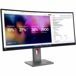 Lenovo ThinkVision P40WD-40 39.7in IPS 5120x2160 2500R Curvatue 1x Thunderbolt 4 1x HDMI 2.1 FRL 1x DP 1.4 Spk Tilt Swivel Height Adj Stand 1x USB-B 5x USB-A 2x USB-C 3Y Warranty 64B4GAR1AU Lenovo ThinkVision P40WD-40 39.7in IPS 5120x2160 2500R Curvatue 1x Thunderbolt 4 1x HDMI 2.1 FRL 1x DP 1.4 Spk Tilt Swivel Height Adj Stand 1x USB-B 5x USB-A 2x USB-C 3Y Warranty 64B4GAR1AU