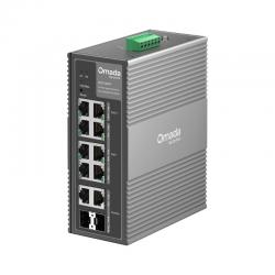 TP-LINK OMADA 10-PRT INDUS MANAGED GIGABIT SWITCH, GbE POE++(2)/POE+(2), SFP(2), 65W, 5YR IES210GPP